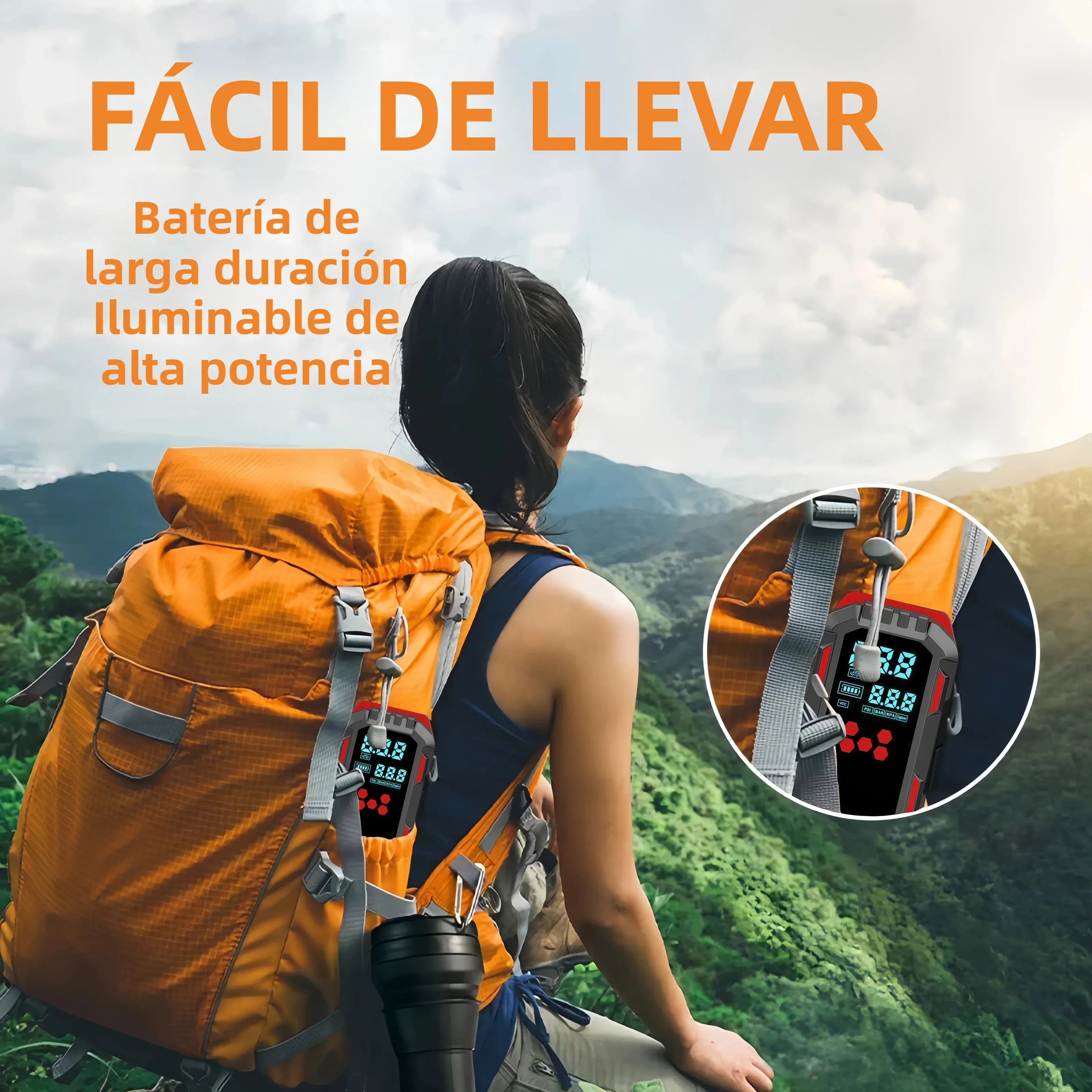 12V Durable 2-in-1 Car Jump Starter & Tire Air Compressor - 150PSI, -40°C-80°C Low-Temp Operation, USB Port for Phones